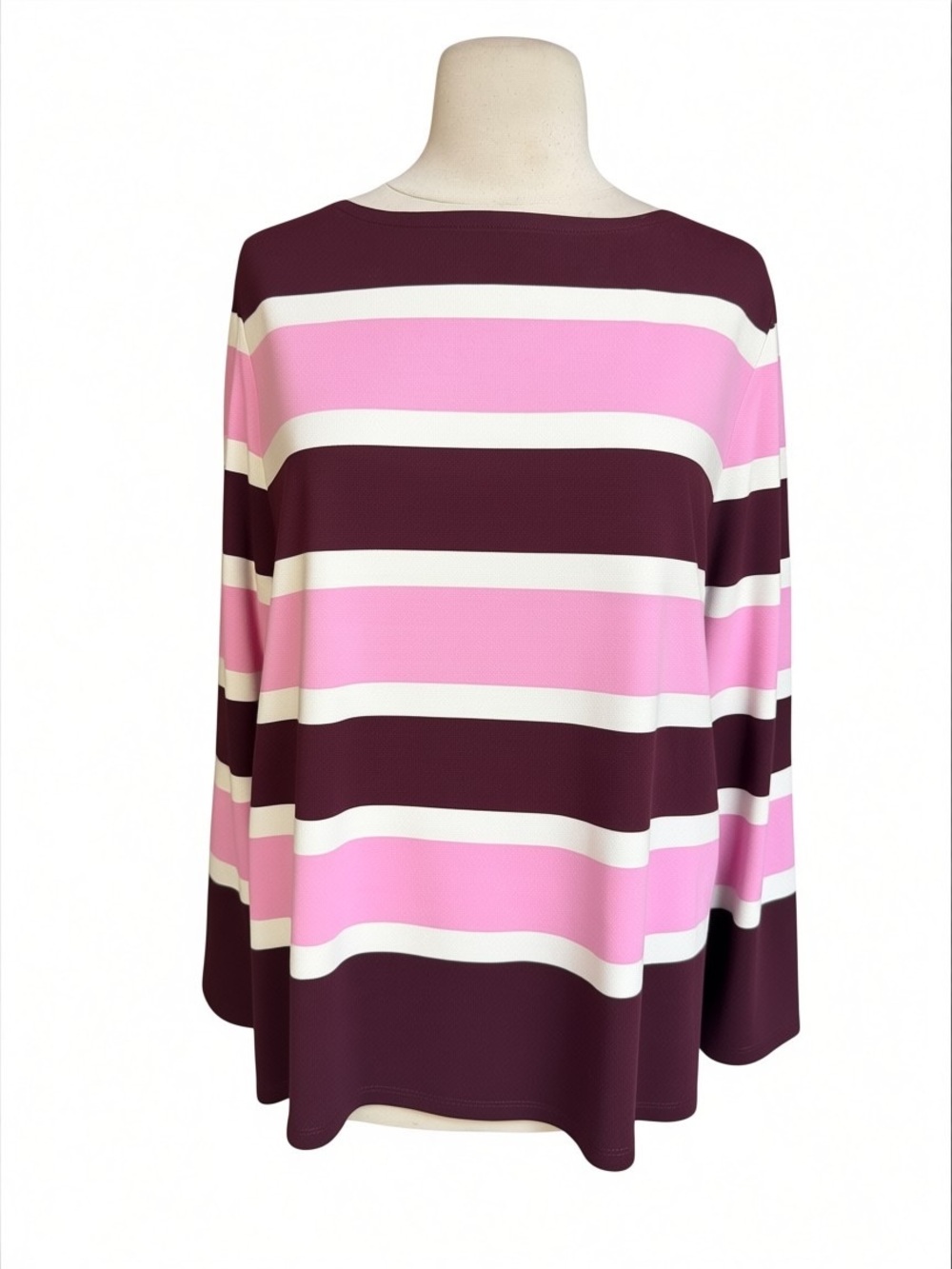 NWOT‎ Talbots 100% Cotton Florence Stripe Top